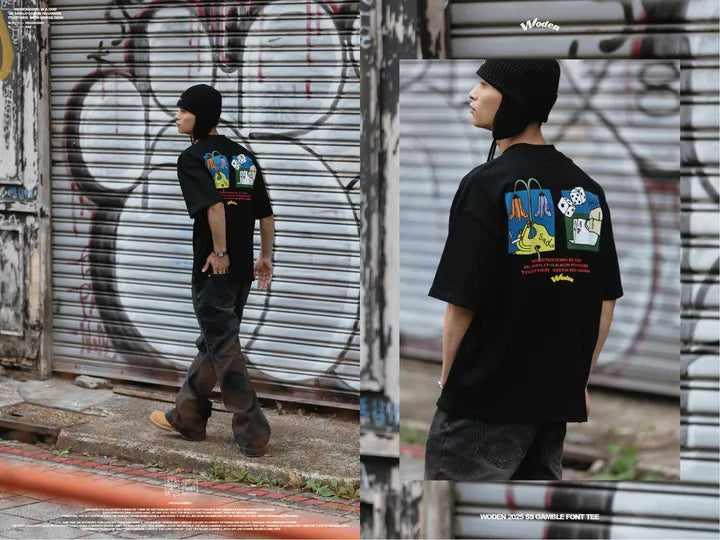 WODEN 2025 Spring & Summer Gamble Font Tee