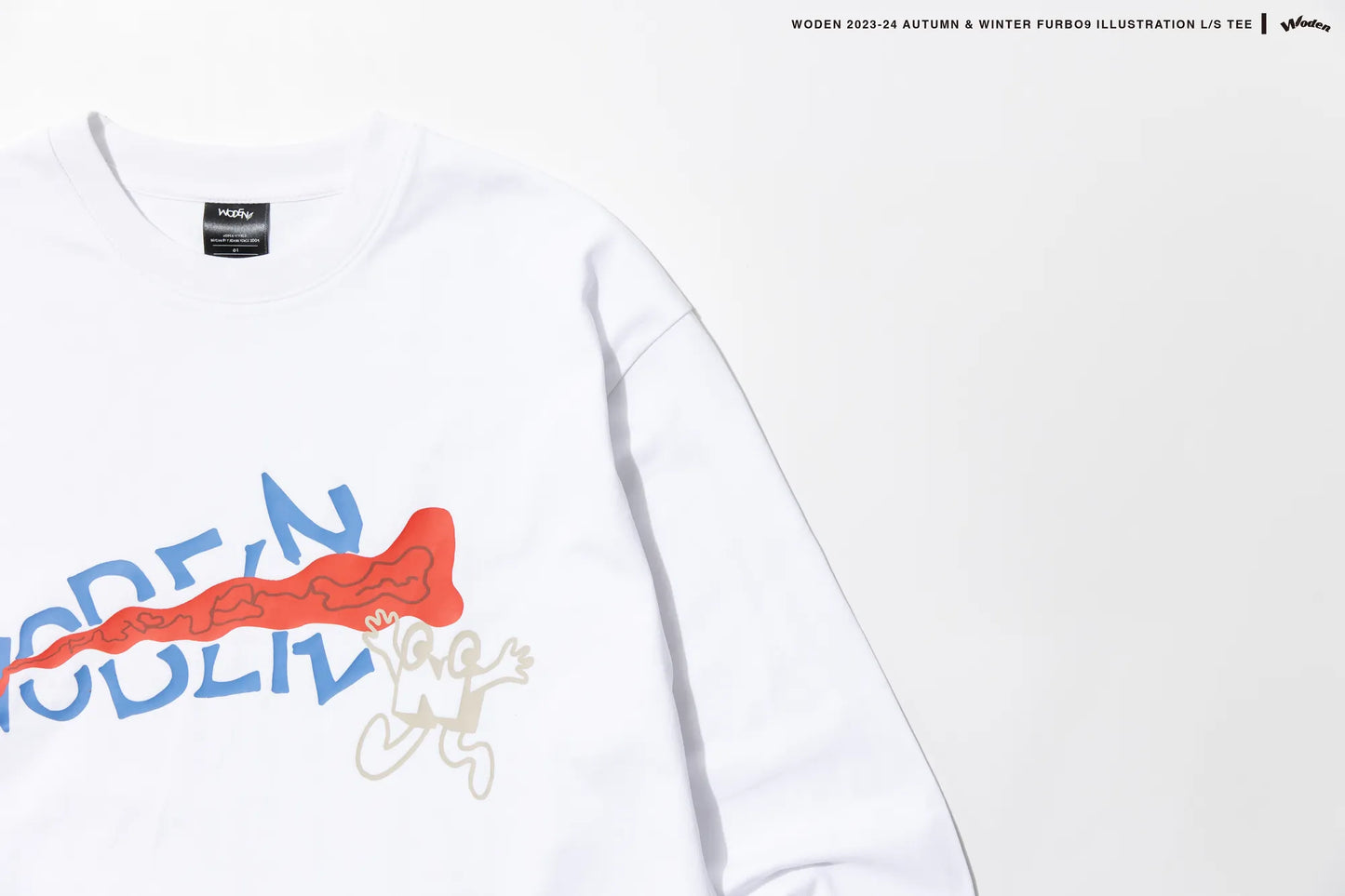 WODEN 2023-24 Autumn & Winter Furbo9 illustration L/S tee