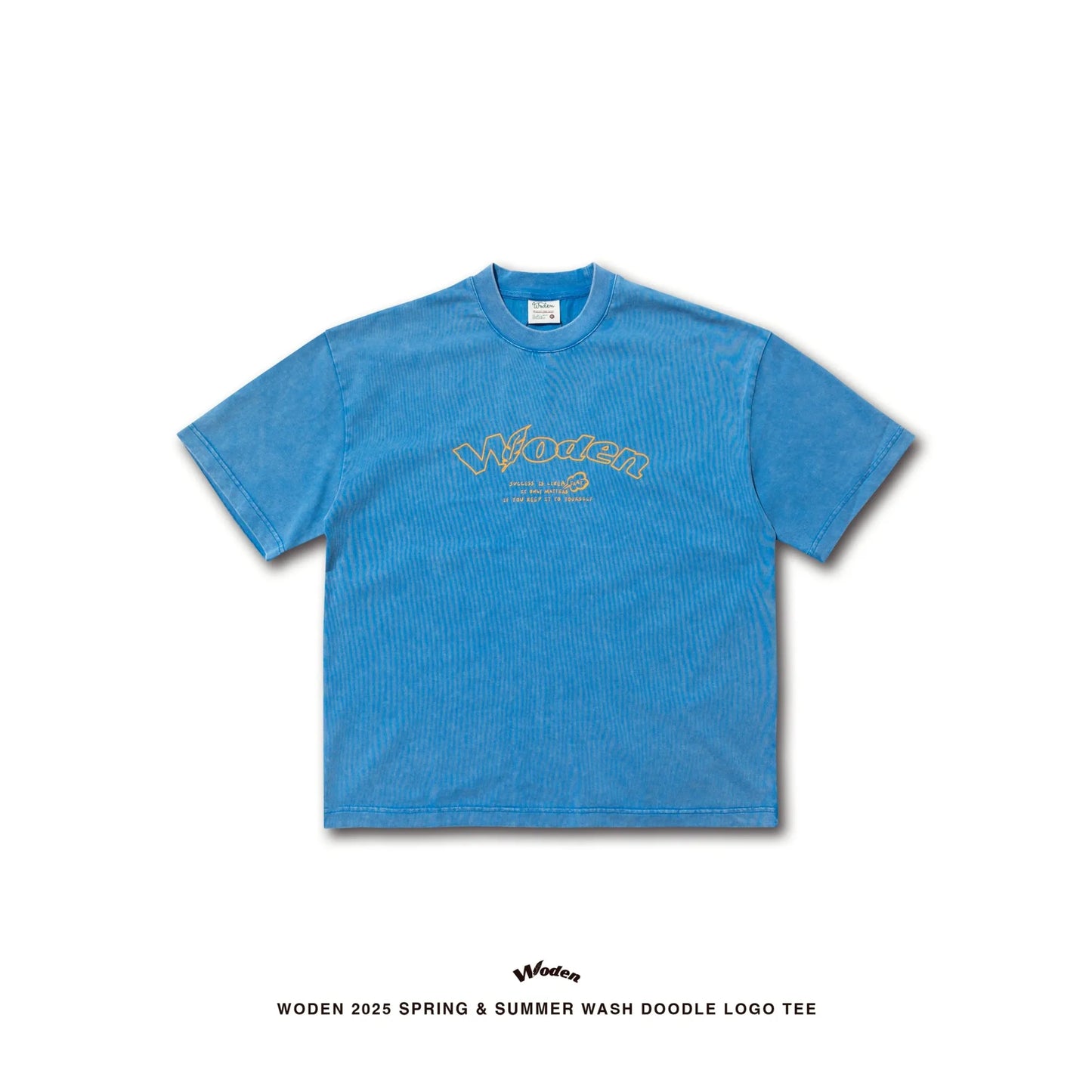 WODEN 2025 Spring & Summer 025 Wash Doodle LOGO Tee