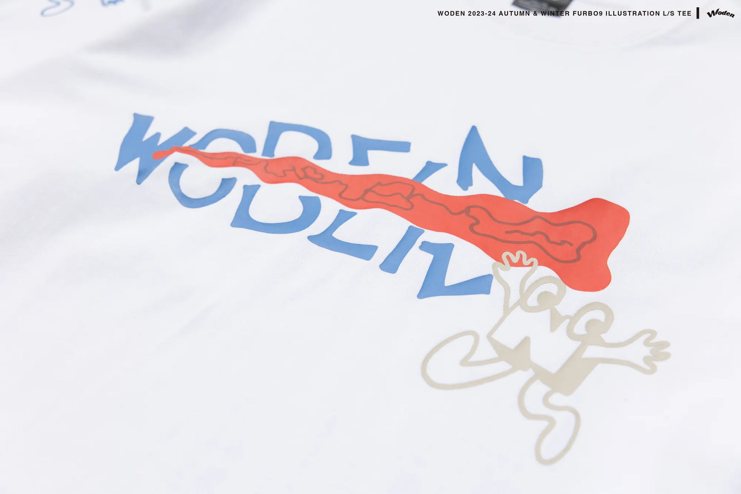 WODEN 2023-24 Autumn & Winter Furbo9 illustration L/S tee