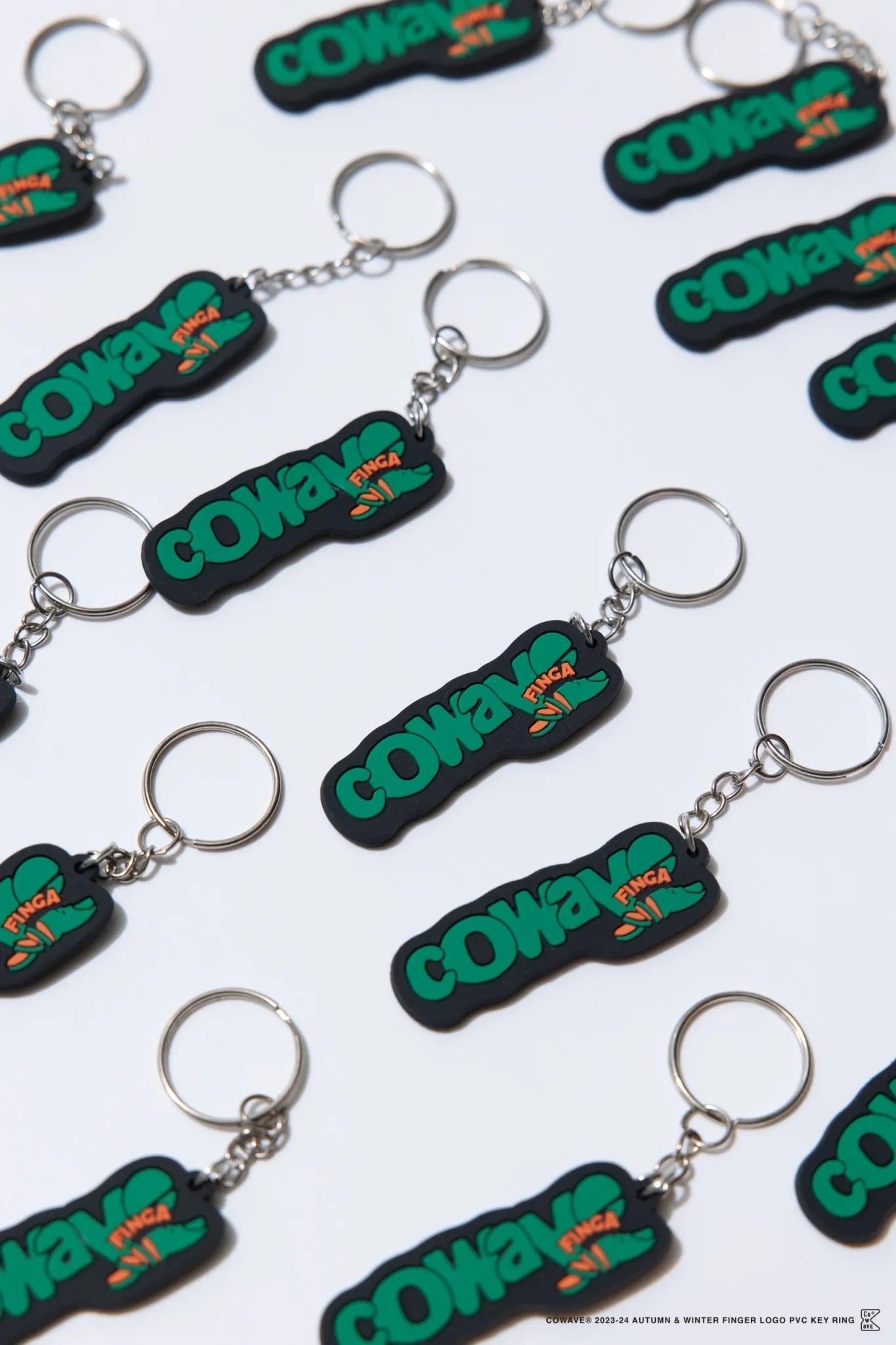 COWAVE 2023-24 Fall & Winter Finger LOGO PVC Key Ring