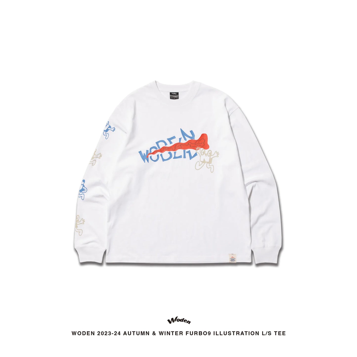 WODEN 2023-24 Autumn & Winter Furbo9 illustration L/S tee