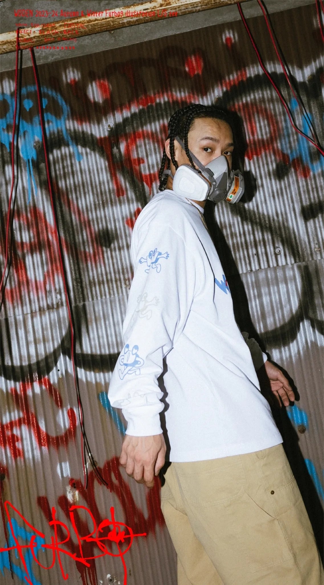 WODEN 2023-24 Autumn & Winter Furbo9 illustration L/S tee