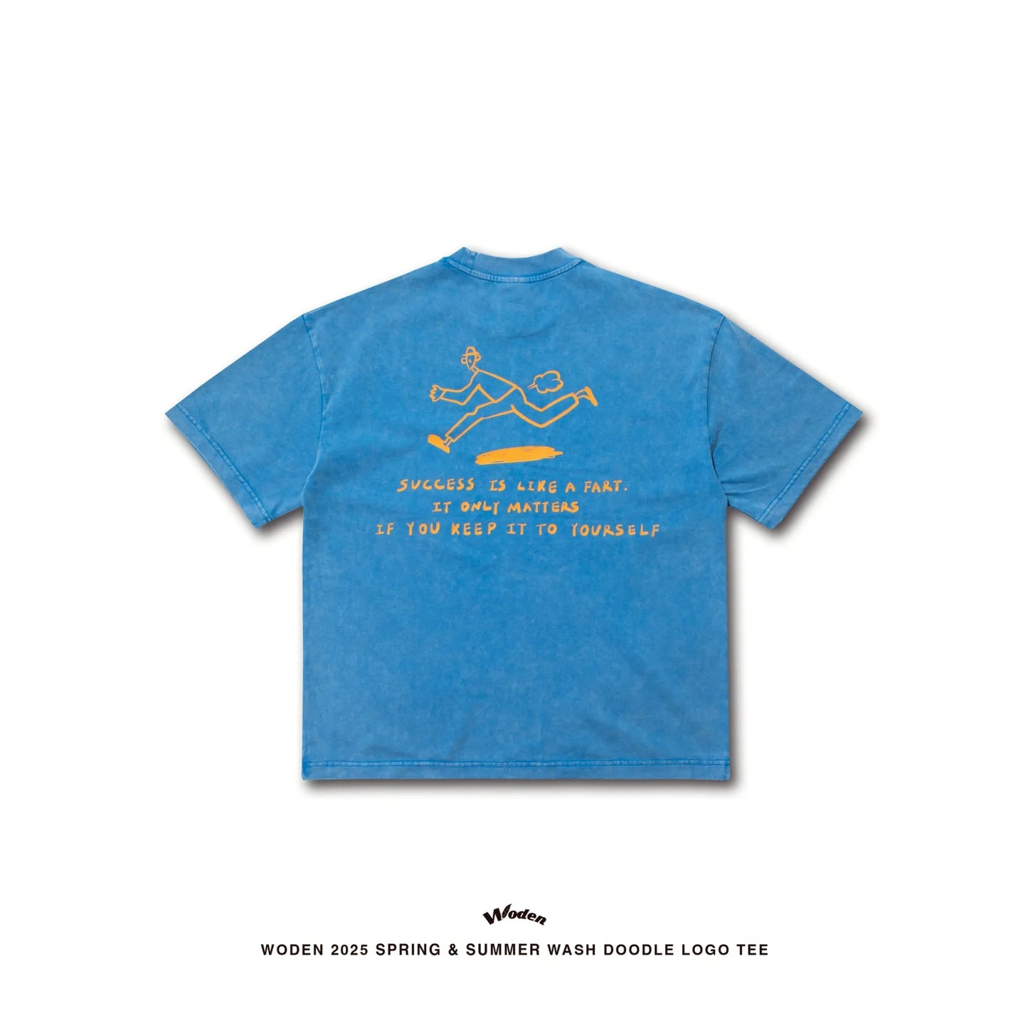 WODEN 2025 Spring & Summer 025 Wash Doodle LOGO Tee