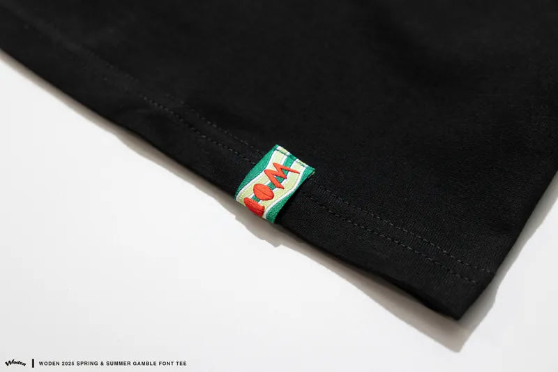 WODEN 2025 Spring & Summer Gamble Font Tee