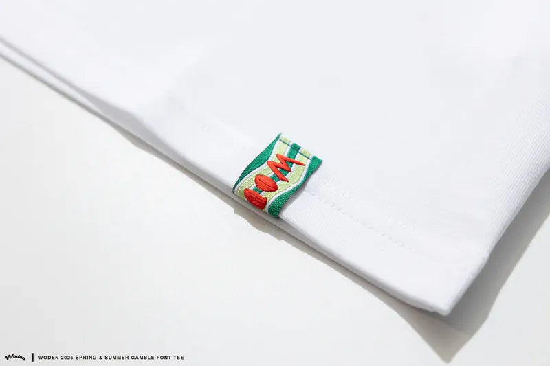 WODEN 2025 Spring & Summer Gamble Font Tee
