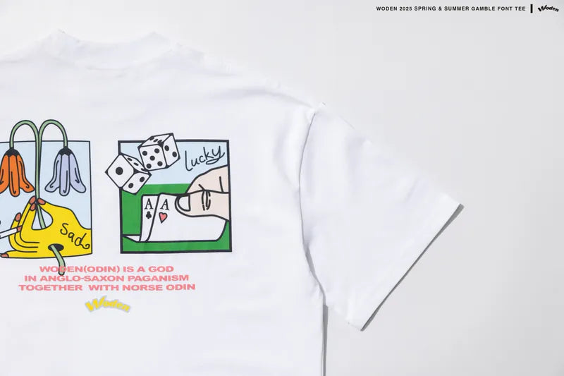 WODEN 2025 Spring & Summer Gamble Font Tee