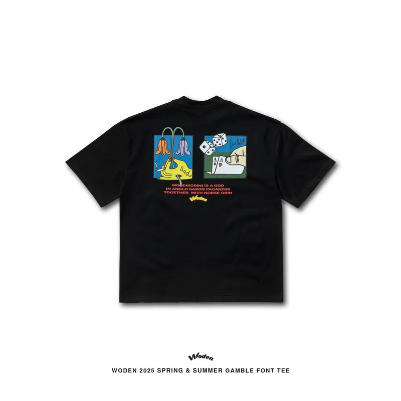 WODEN 2025 Spring & Summer Gamble Font Tee