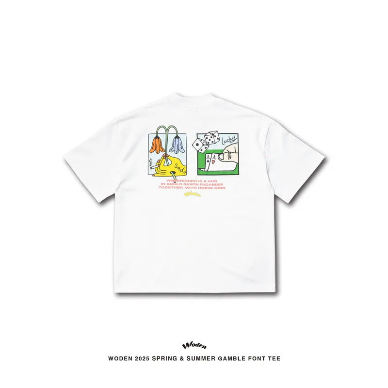 WODEN 2025 Spring & Summer Gamble Font Tee
