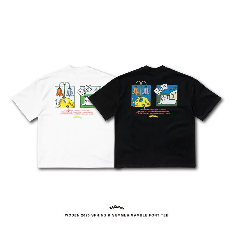 WODEN 2025 Spring & Summer Gamble Font Tee
