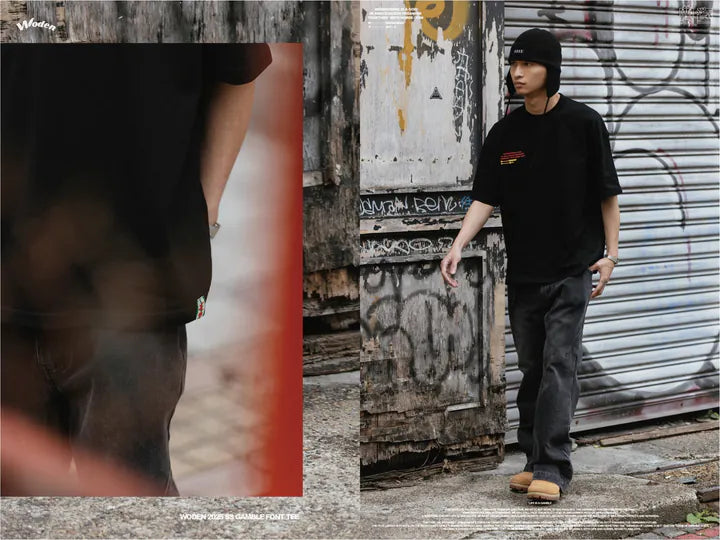 WODEN 2025 Spring & Summer Gamble Font Tee