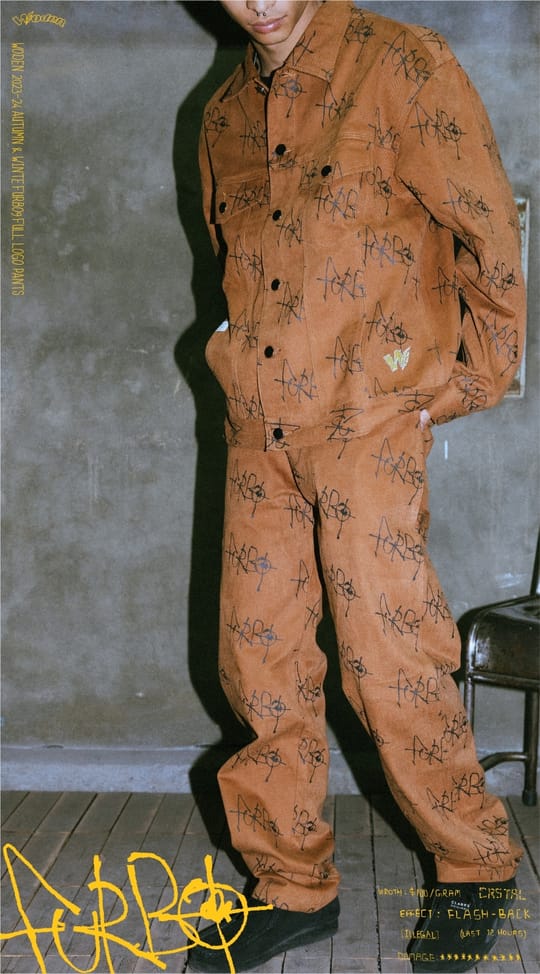 WODEN 2023 Autumn & Winter 065 Furbo9 Full LOGO Pants