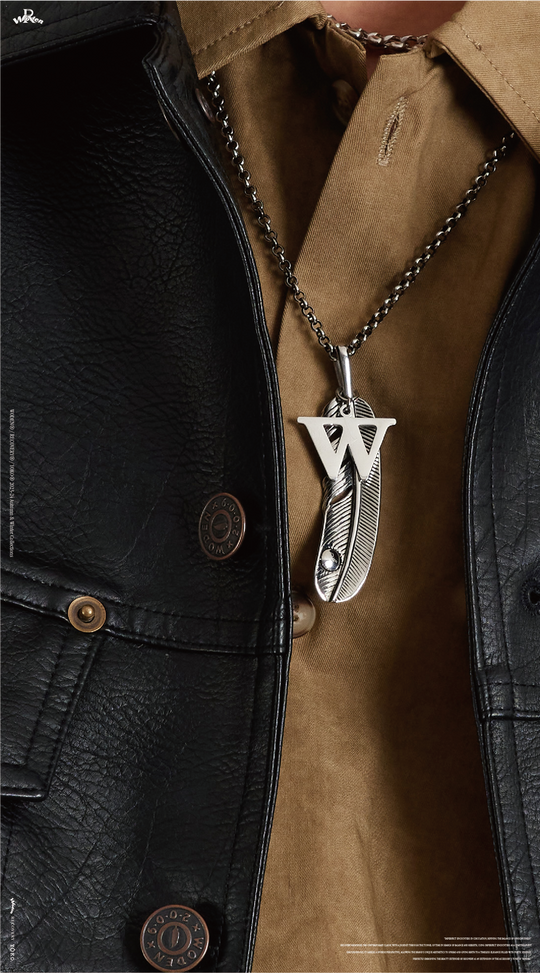 WODEN® / RECOVERY® Feather LOGO Necklace