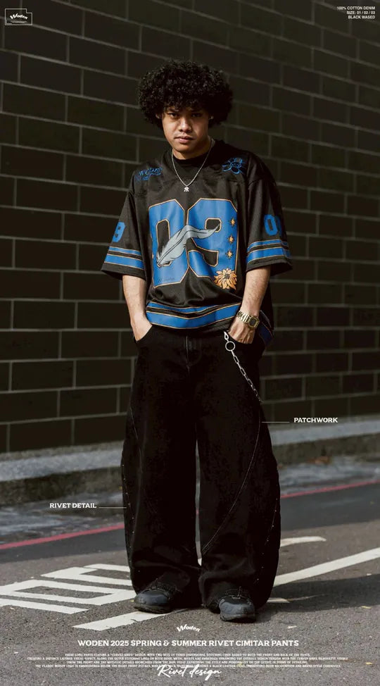 WODEN 2025 Spring & Summer 045 Rivet Cimitar Pants