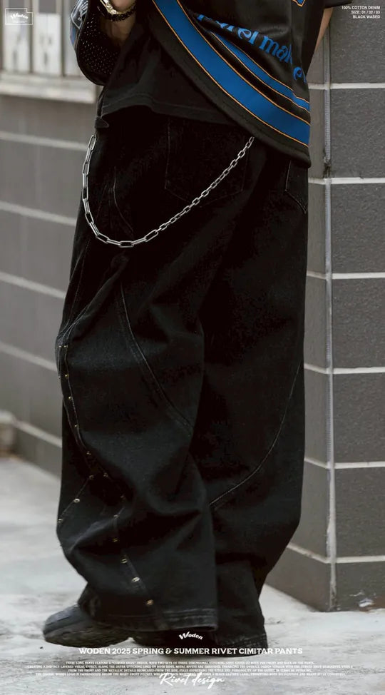 WODEN 2025 Spring & Summer 045 Rivet Cimitar Pants