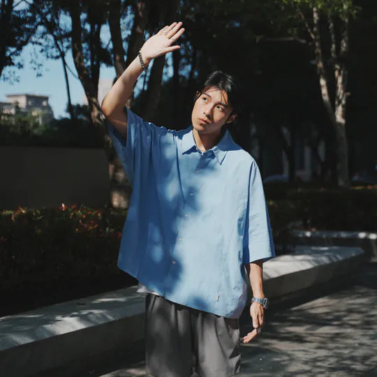 P.B.P LOOSE OXFORD SHIRTS