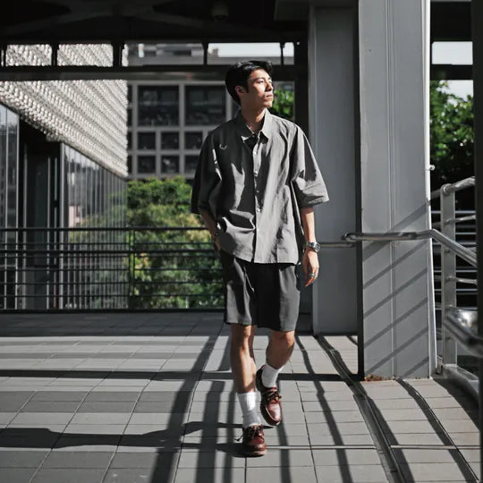 P.B.P LOOSE OXFORD SHIRTS