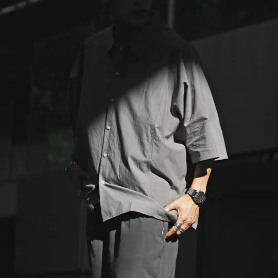 P.B.P LOOSE OXFORD SHIRTS