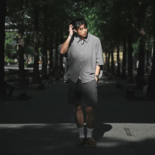 P.B.P LOOSE OXFORD SHIRTS