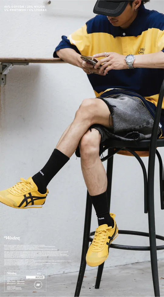 WODEN 2024 Spring & Summer 030 3Pac W LOGO Socks Set