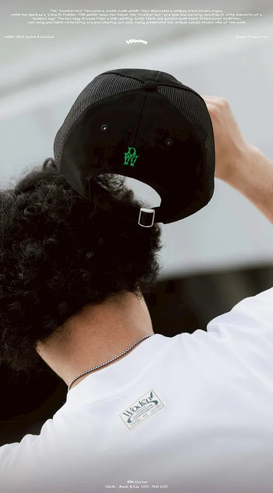 WODEN 2025 Spring & Summer 029 Doodle Trucker Hat