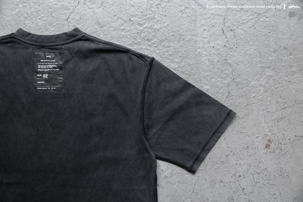 WODEN 2023 Spring & Summer 031 Wash LOGO tee