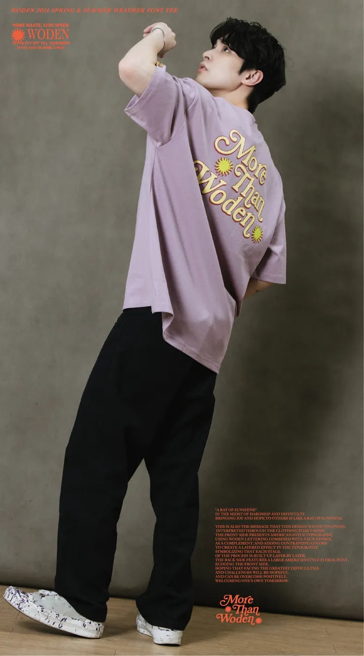 WODEN 2024 Spring & Summer 054 Weather Font Tee