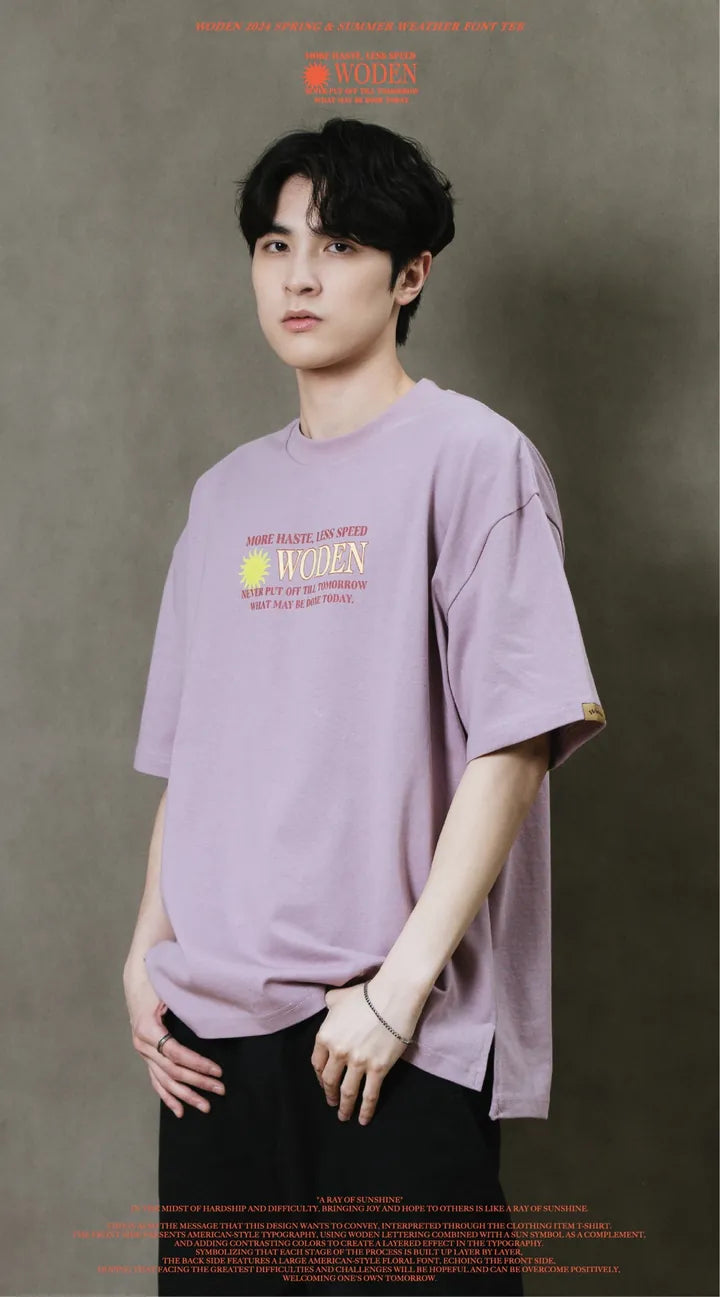WODEN 2024 Spring & Summer 054 Weather Font Tee