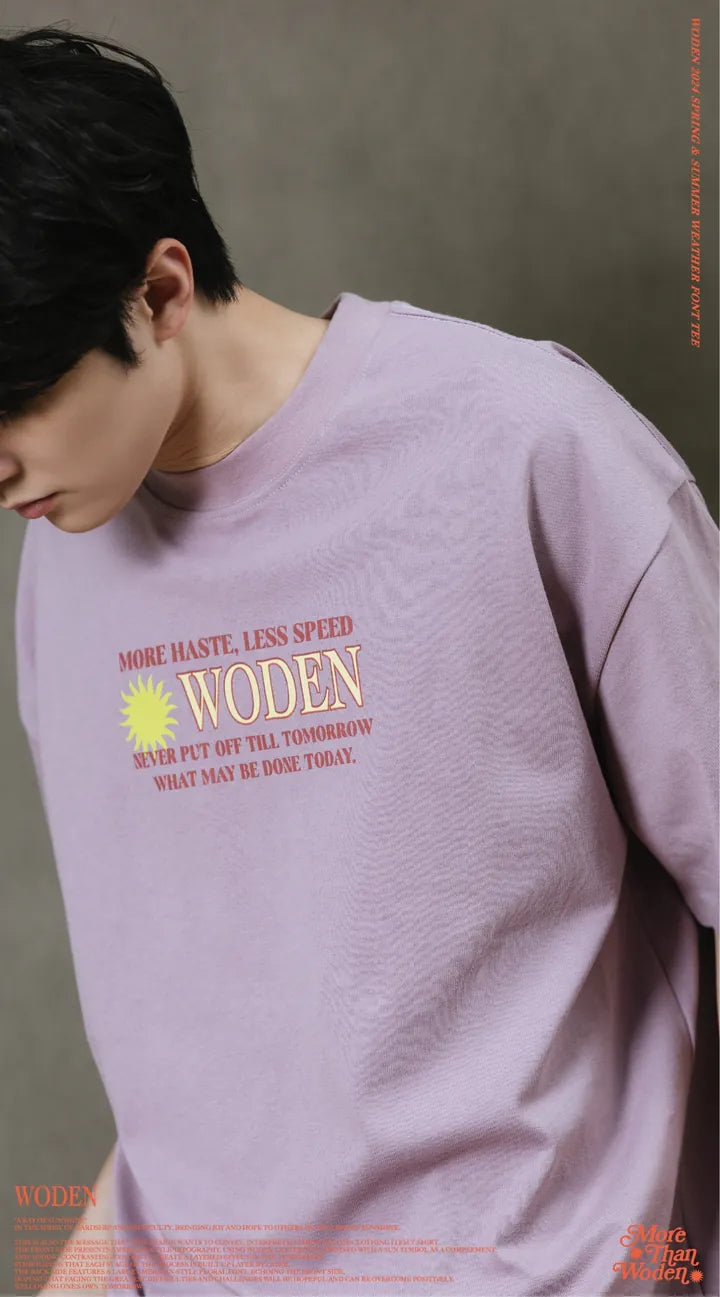 WODEN 2024 Spring & Summer 054 Weather Font Tee
