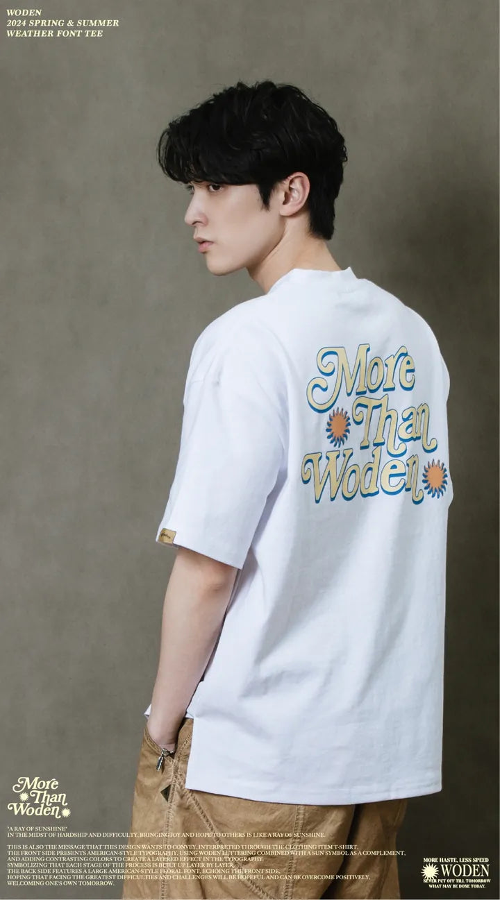WODEN 2024 Spring & Summer 054 Weather Font Tee