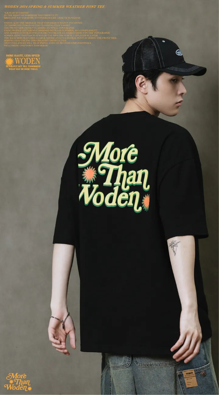 WODEN 2024 Spring & Summer 054 Weather Font Tee