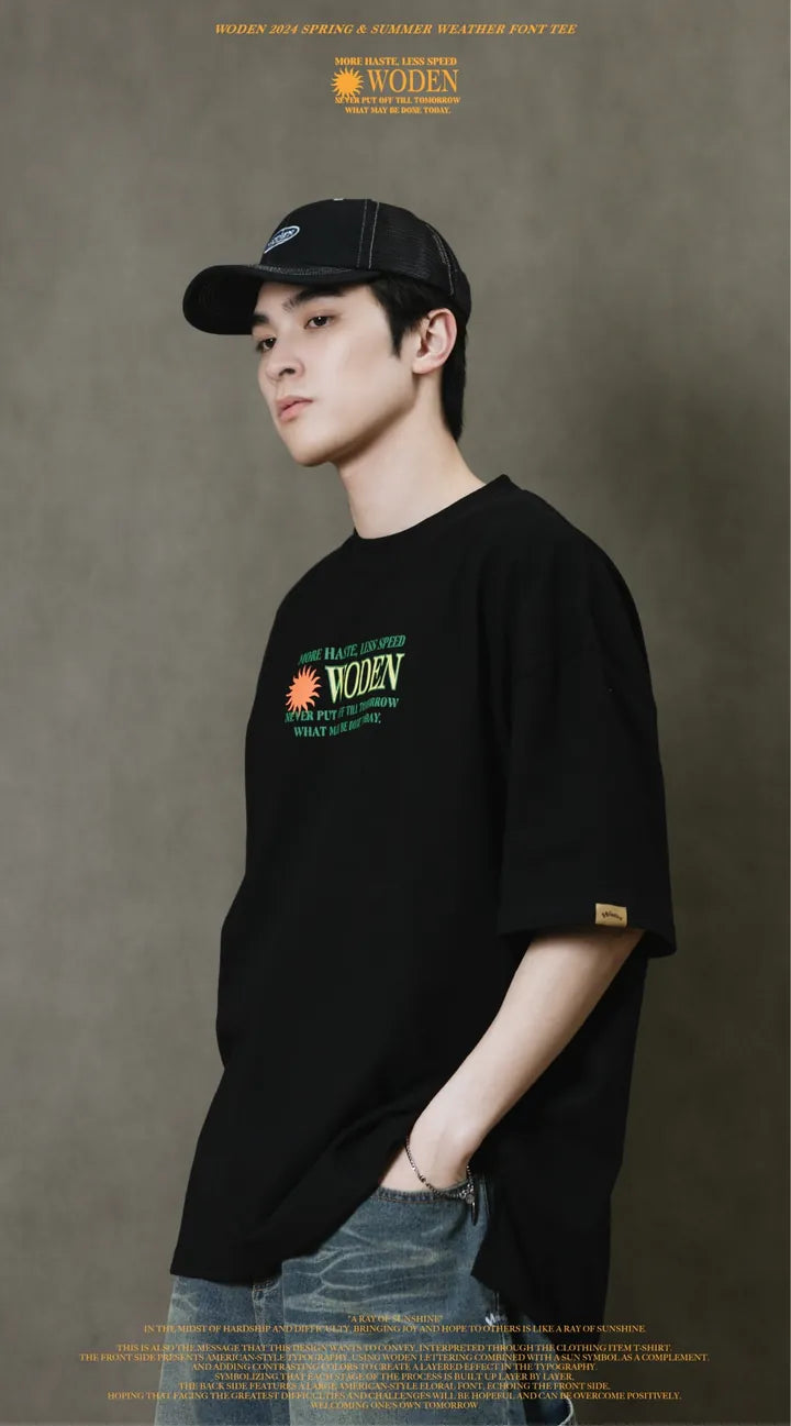 WODEN 2024 Spring & Summer 054 Weather Font Tee
