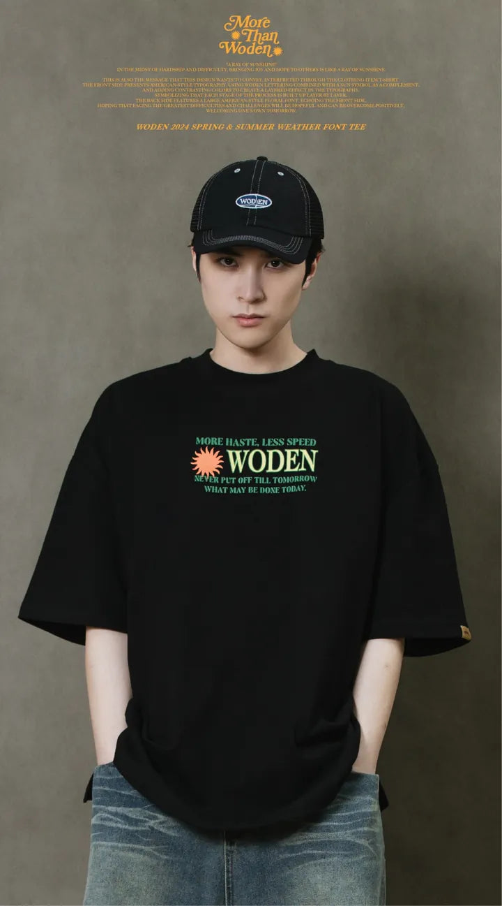WODEN 2024 Spring & Summer 054 Weather Font Tee