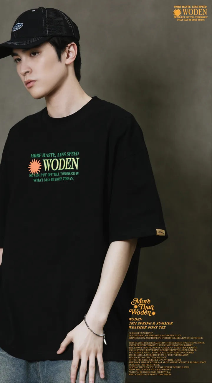 WODEN 2024 Spring & Summer 054 Weather Font Tee