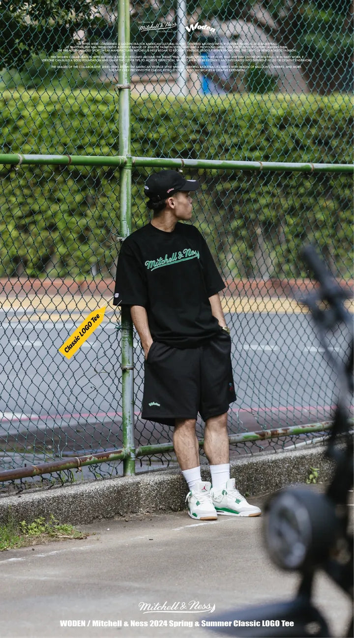 WODEN / Mitchell & Ness 2024 Spring & Summer 077 Classic LOGO Tee
