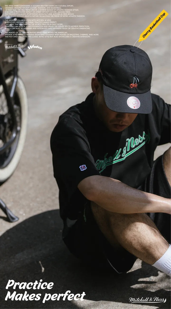 WODEN / Mitchell & Ness 2024 Spring & Summer 076 Cheery Basketball Cap