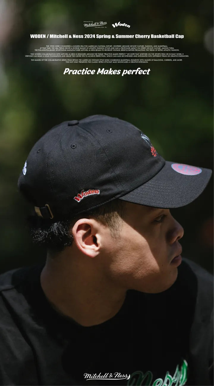 WODEN / Mitchell & Ness 2024 Spring & Summer 076 Cheery Basketball Cap
