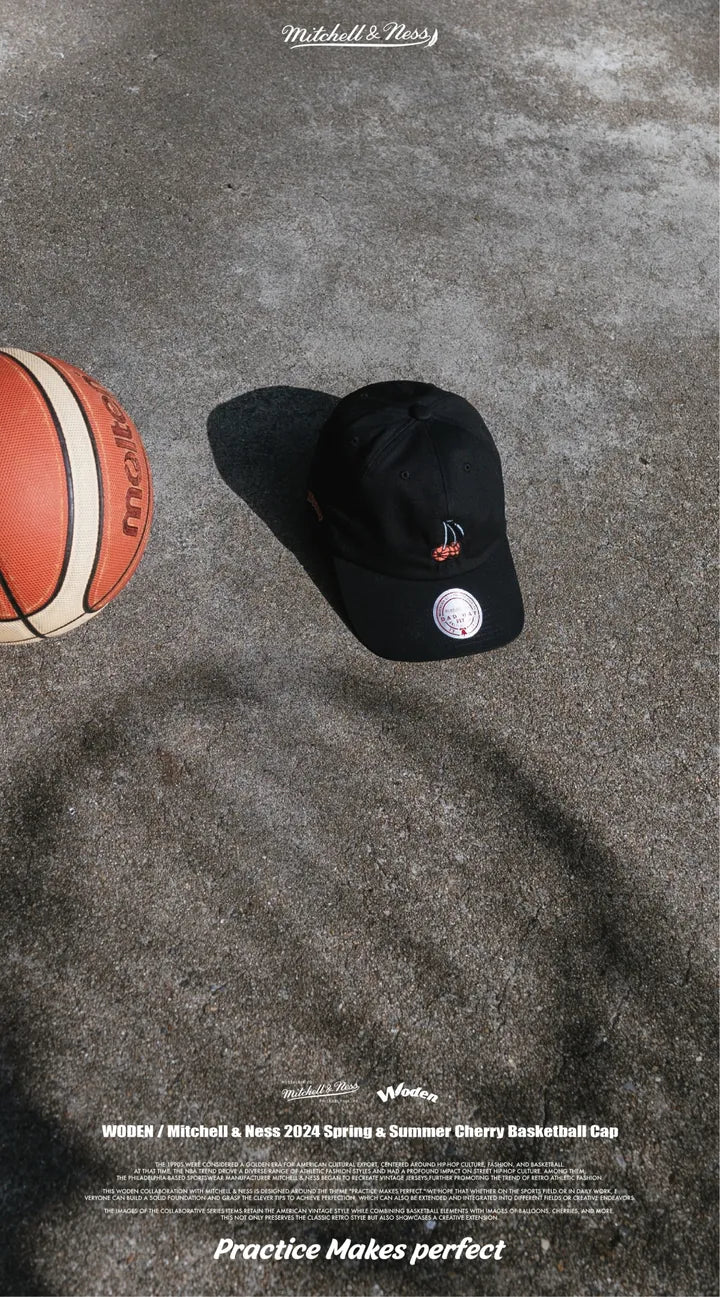 WODEN / Mitchell & Ness 2024 Spring & Summer 076 Cheery Basketball Cap