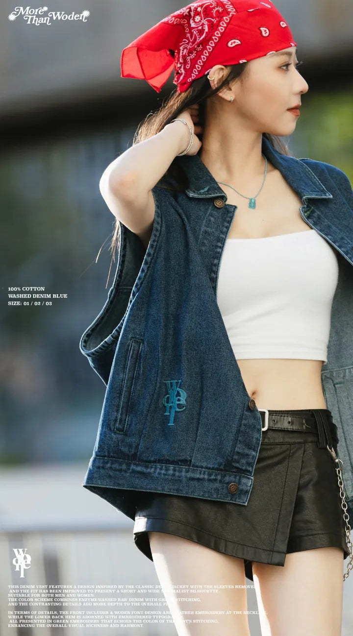 WODEN 2024 Fall & Winter 028 Denim Vest