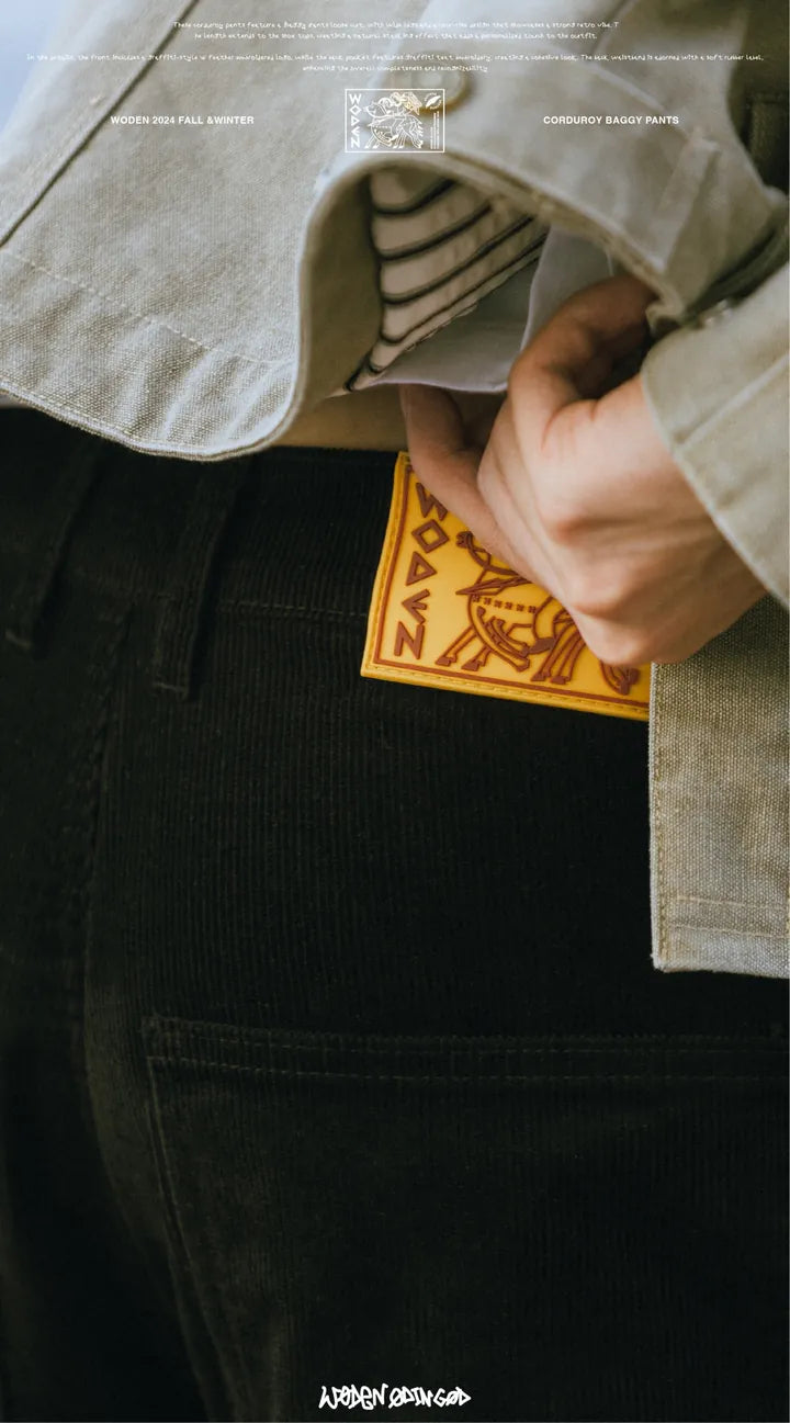 WODEN 2024 FALL &WINTER 033 CORDUROY BAGGY PANTS