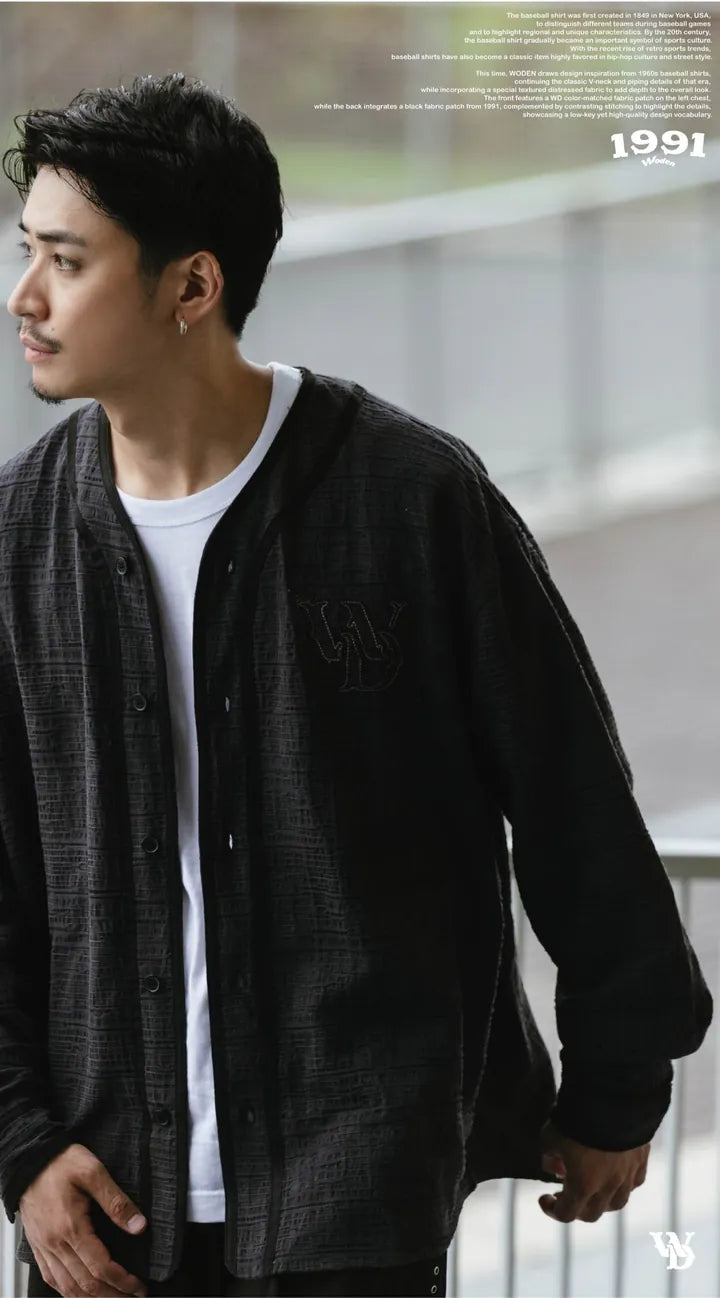 WODEN 2024 Fall & Winter 034 Broken Baseball Jersey