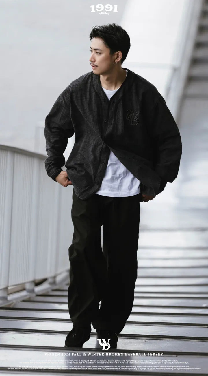 WODEN 2024 Fall & Winter 034 Broken Baseball Jersey
