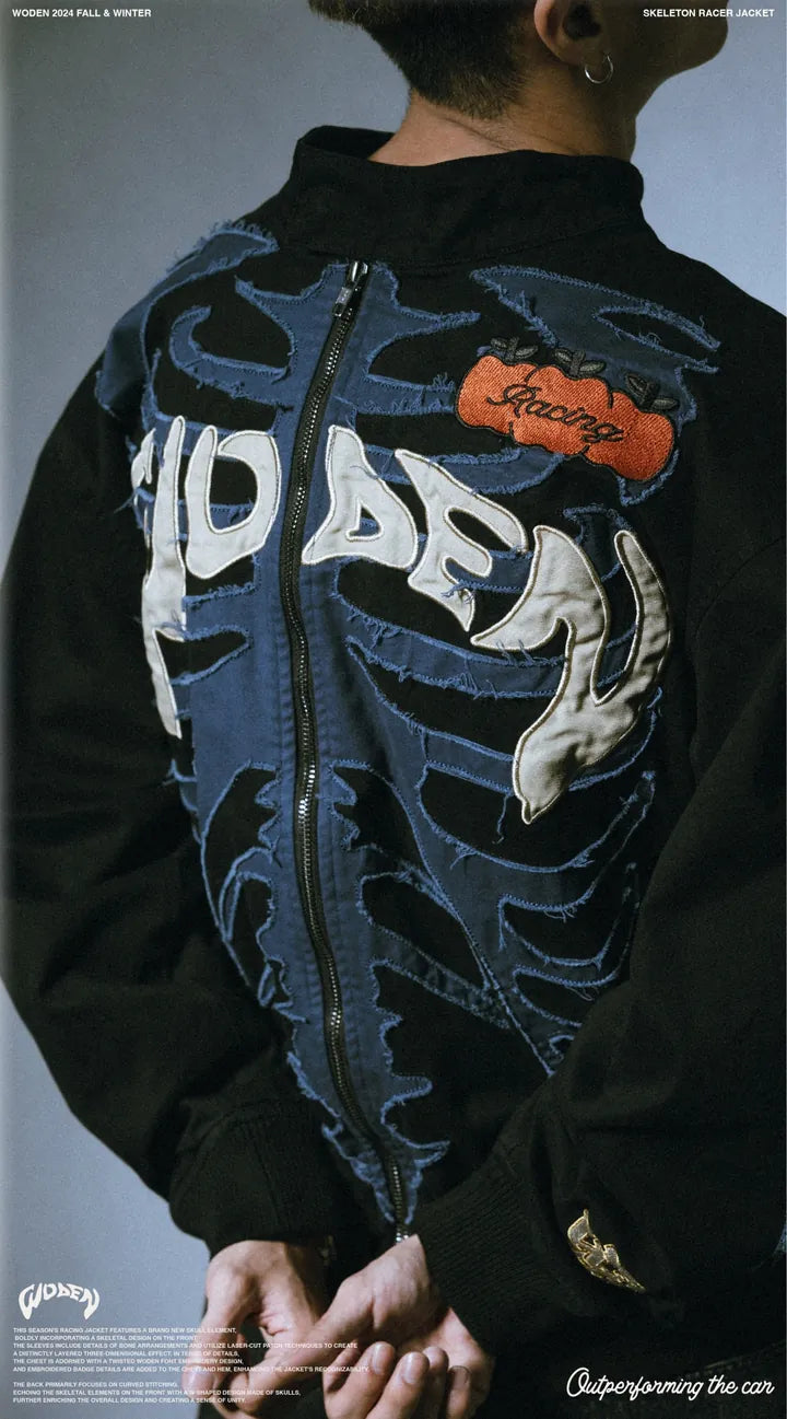 WODEN 2024 Fall & Winter 054 Skeleton Racer Jacket