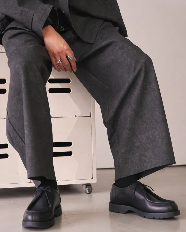 P.B.P LOOSE-FIT WASHED TROUSERS