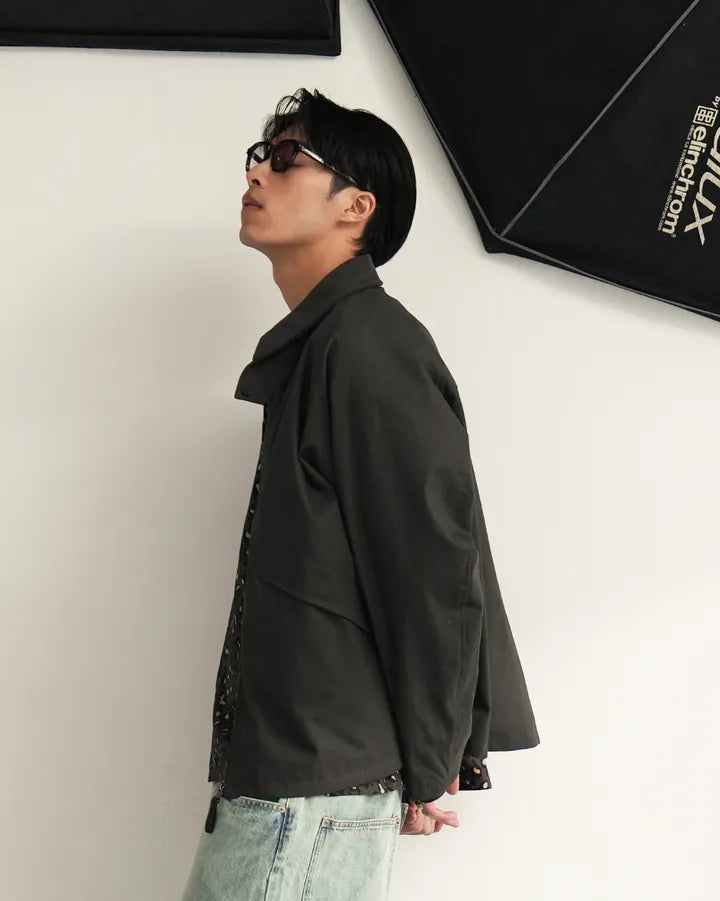 P.B.P Loose-Fit Harrington Jacket