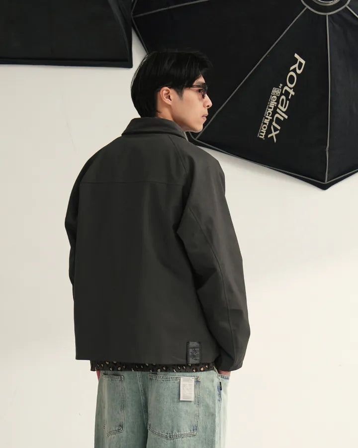 P.B.P Loose-Fit Harrington Jacket