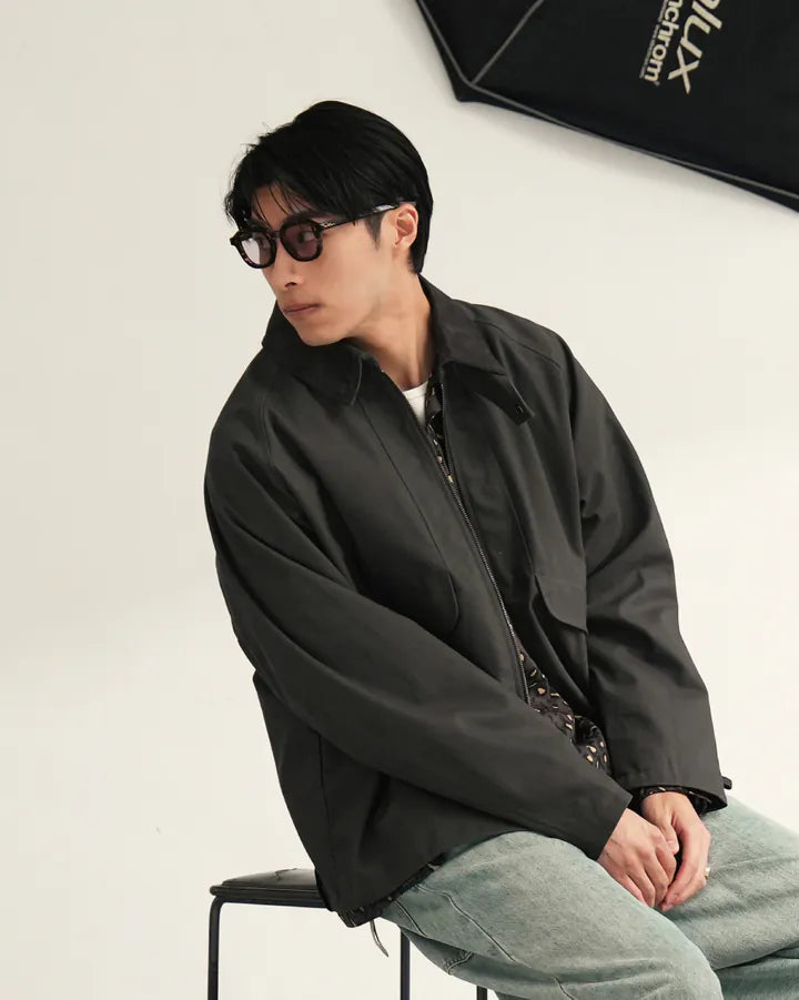 P.B.P Loose-Fit Harrington Jacket