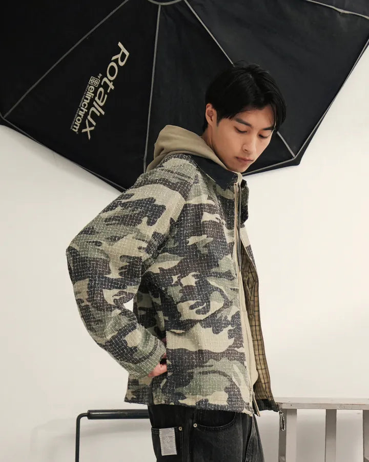 P.B.P Loose-Fit Harrington Jacket