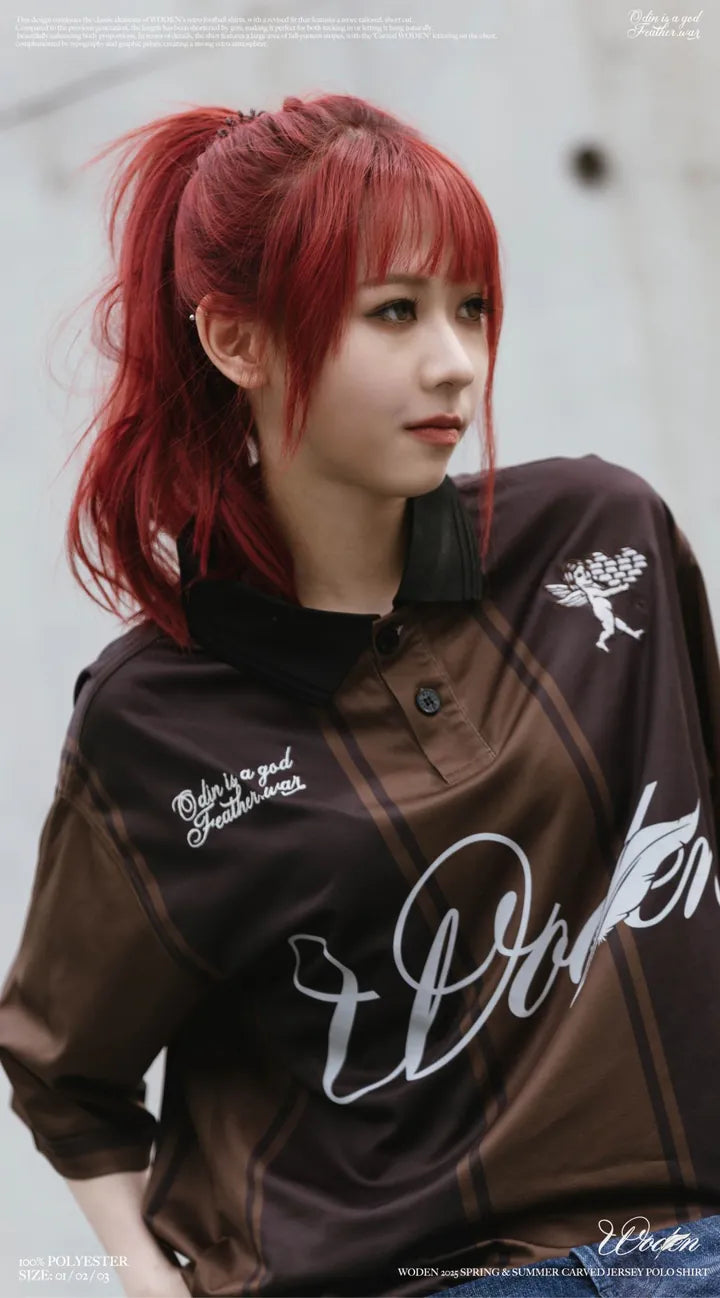 WODEN 2025 Spring & Summer 009 Carved Jersey POLO Shirt