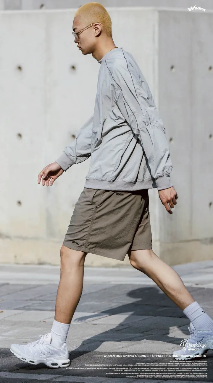 WODEN 2025 Spring & Summer 027 Offset Printing Training Shorts